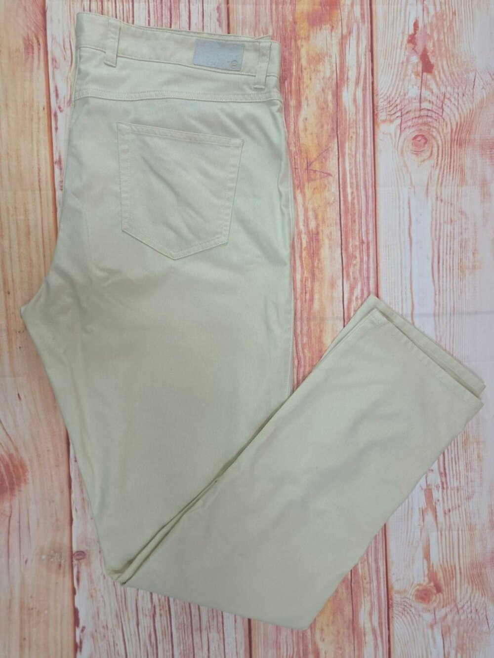 Peter Millar Beige Mens Performance Pants Size 38x34 Nylon Blend